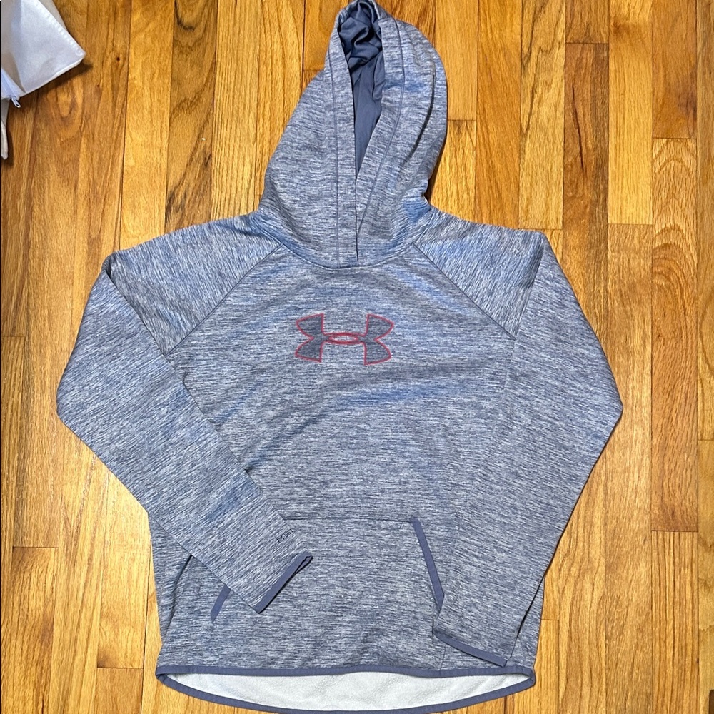 Under Armour Heathered Blue Hoodie